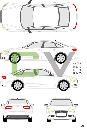 Audi A6 (2011) (4 Doors)
