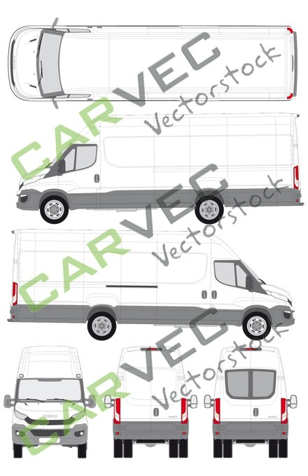 Iveco Daily L5H3 (empattement 4100) Fourgon (2014)