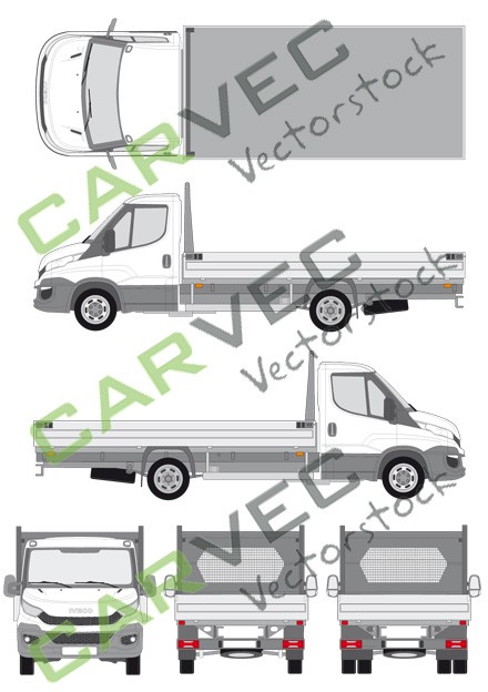 Iveco Daily flatbed (wheelbase 3750) (2014)