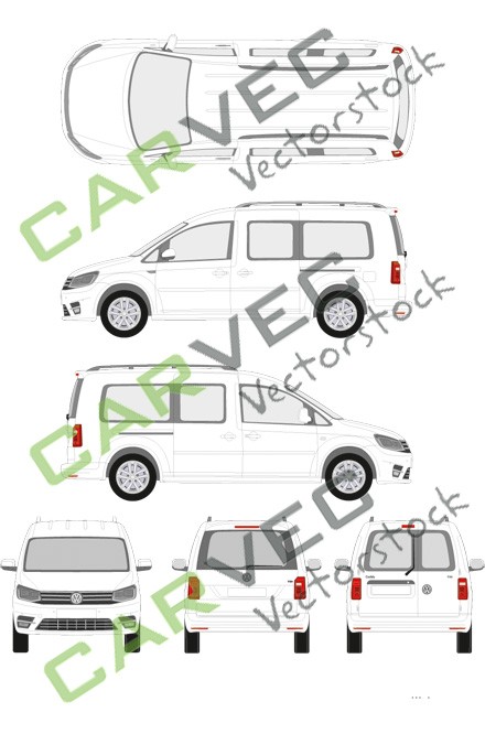 VW Caddy Maxi Combi (2015)