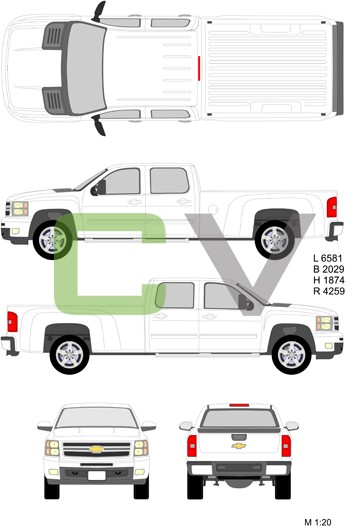 Chevrolet Silverado HD Doublecab Longbox (2012)