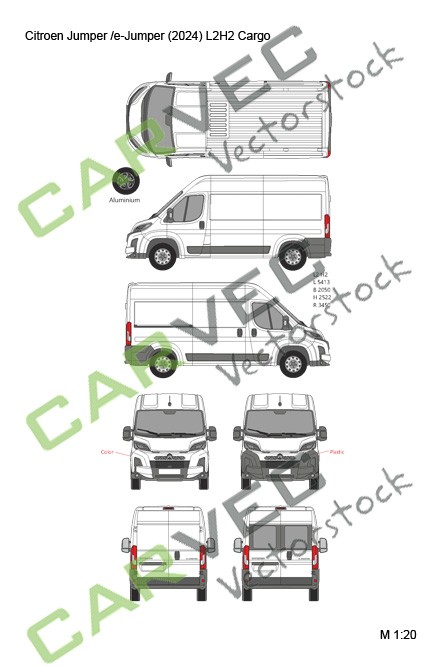 Citroen Jumper (E-Jumper) L2H2 Cargo (2024)