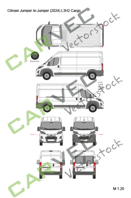 Citroen Jumper (E-Jumper) L3H2 Cargo (2024)