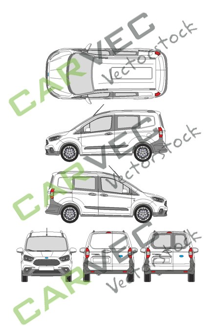 Ford Transit Courier (teilverglast) (2019)