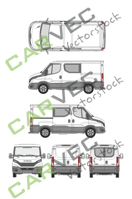 Iveco Daily L1H1 Box / side window (2019)