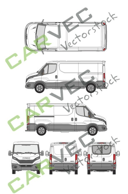 Iveco Daily L2H1 (empattement 3520) Fourgon (2019)