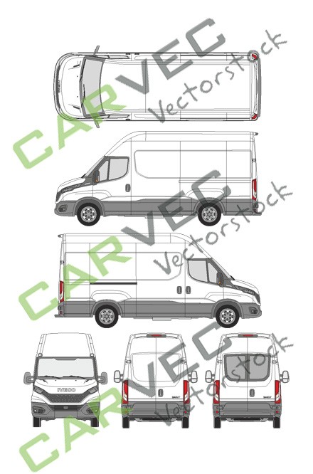 Iveco Daily L3H3 (empattement 3520L) Fourgon (2019)