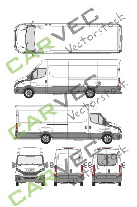 Iveco Daily L4H2 (empattement 4100) Fourgon (2019)
