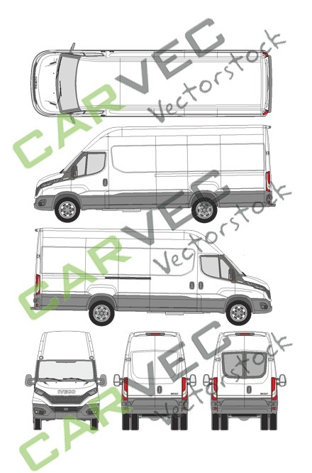 Iveco Daily L4H3 (empattement 4100) Fourgon (2019)