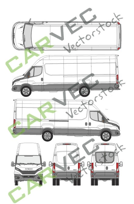 Iveco Daily L5H3 (empattement 4100L) Fourgon (2019)