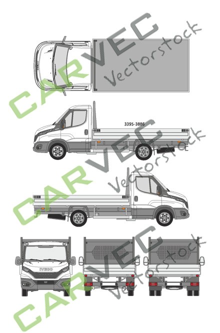 Iveco Daily flatbed (interasse 3450) (2019)