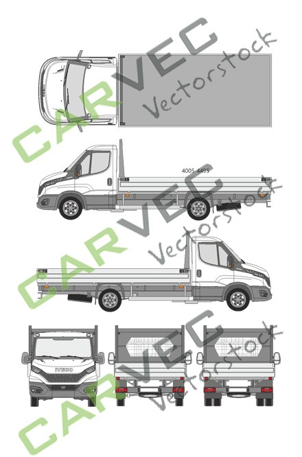 Iveco Daily flatbed (wheelbase 3750) (2019)