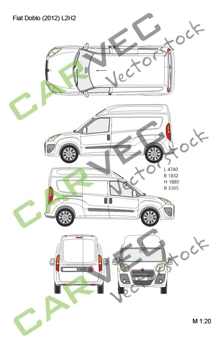 Fiat Doblo (2012) L2H2 Cargo