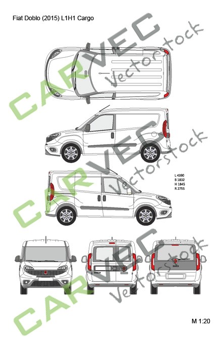Fiat Doblo (2015) L1H1 Cargo