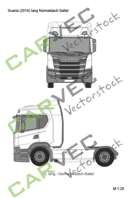 Scania G long Cab Normaldach-Sattel (2019)