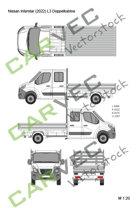 Nissan Interstar (2022) L3 Double Cab