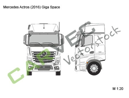 Mercedes Actros (2016) Giga Space