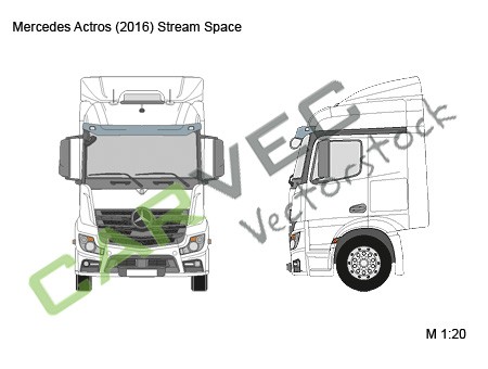 Mercedes Actros (2016) Stream Space