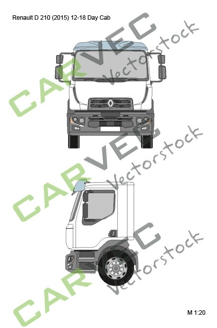 Renault D 210 (2015) 12-18t Day Cab