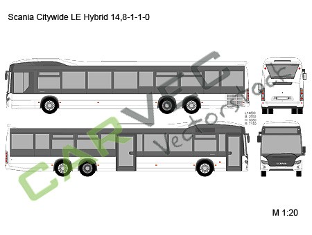 Scania Citywide LE Hybrid 14,8-1-1-0