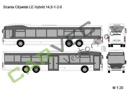 Scania Citywide LE Hybrid 14,8-1-2-0