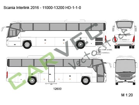 Scania Interlink (2016) 11000-13200