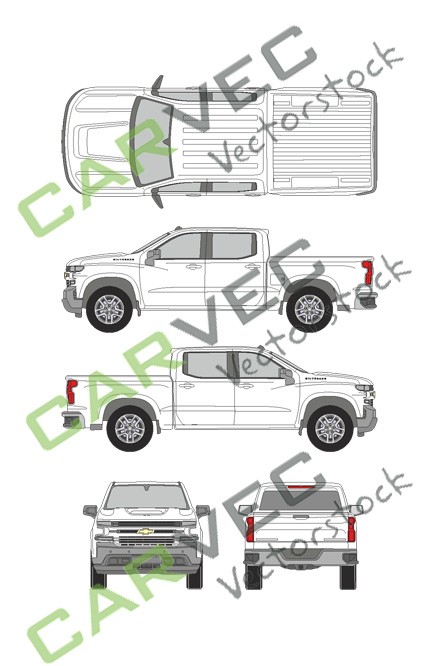 Chevrolet Silverado (2019) CrewCab Standard Bed