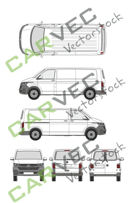 VW Transporter T6.1 L2H1 Kasten (2019)