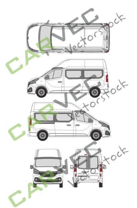 Renault Trafic L2H2 verglast (2020)