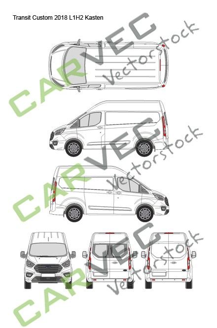 Ford Transit Custom L1H2 (Kasten) (2018)