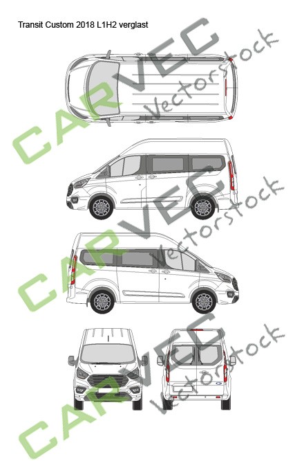 Ford Transit Custom L1H2 (Passenger) (2018)