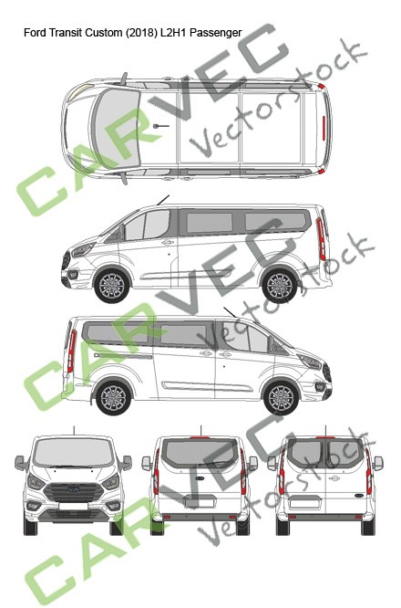 Ford Transit Custom L2H1 (verglast) (2018)