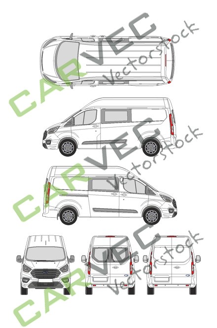 Ford Transit Custom L2H2 (Crew) (2018)