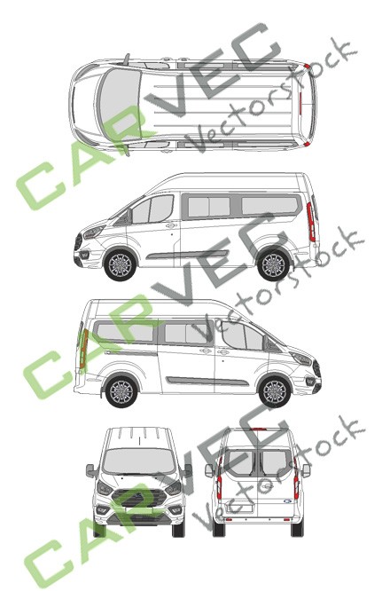 Ford Transit Custom L2H2 (Passenger) (2018)