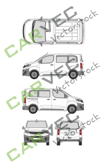 Opel Vivaro Cargo S (2019) tailgate Selection+Edition passenger