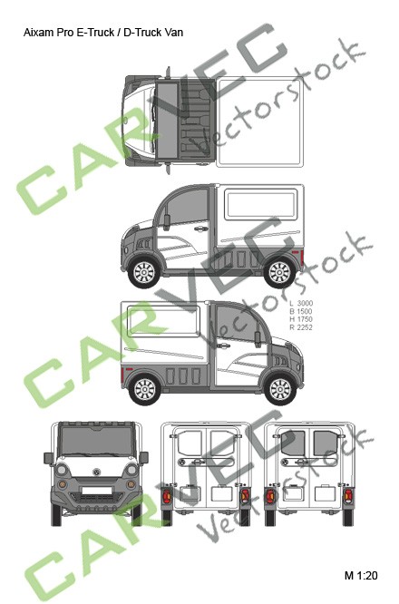 Aixam Pro E-Truck / D-Truck Van