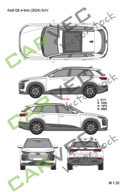 Audi Q6 e-tron SUV (2024)