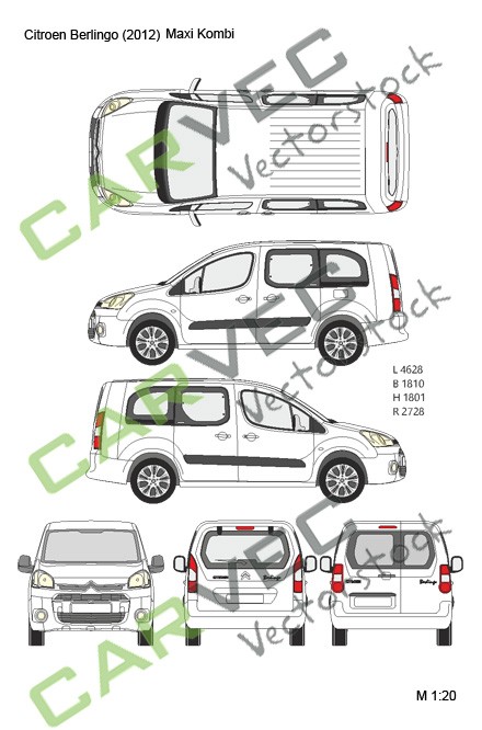 Citroen Berlingo (2012) Maxi Passenger