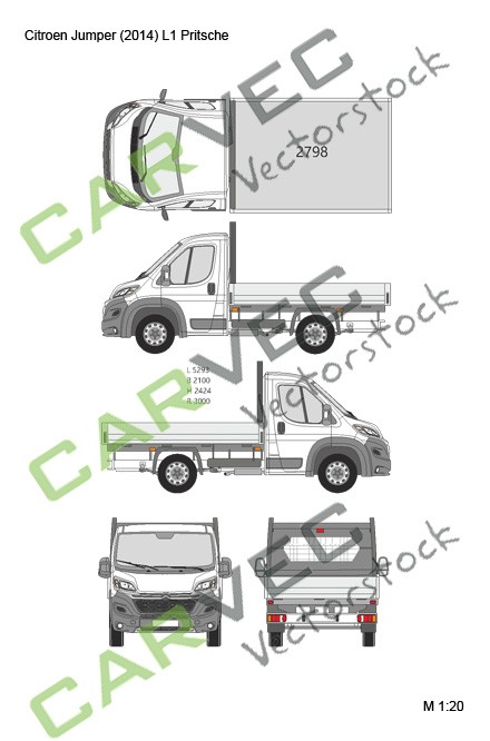 Citroen Jumper (2014) L1 Pritsche