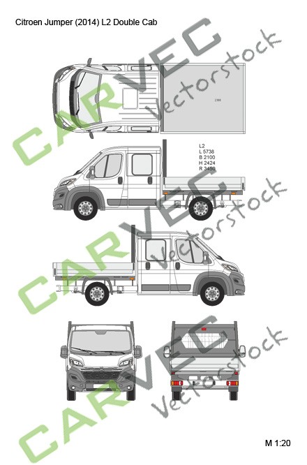 Citroen Jumper (2014) L2 Double Cab