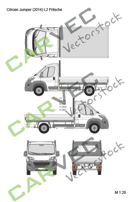 Citroen Jumper (2014) L2 Pickup