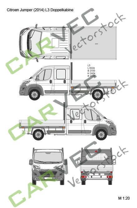 Citroen Jumper (2014) L3 Double Cab