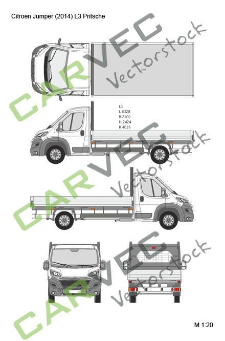 Citroen Jumper (2014) L3 Pritsche