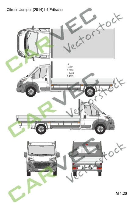 Citroen Jumper (2014) L4 Pickup
