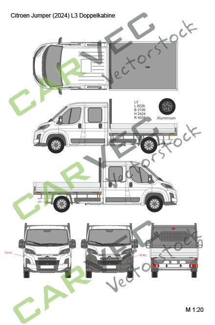 Citroen Jumper (2024) L3 Double Cab