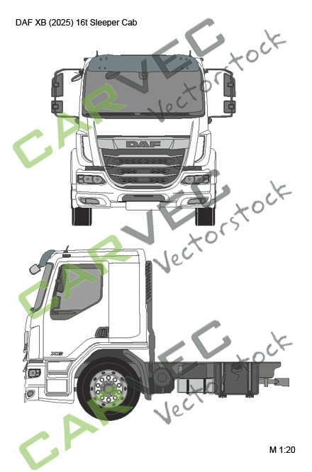 DAF XB (2025) 16t+ Day Cab