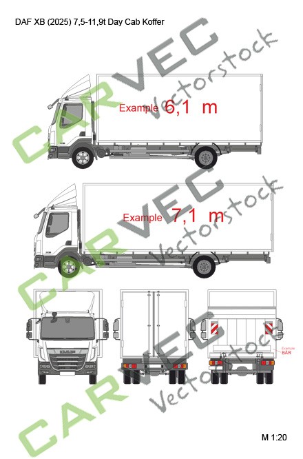 DAF XB (2025) 7,5-11,9t Day Cab Box