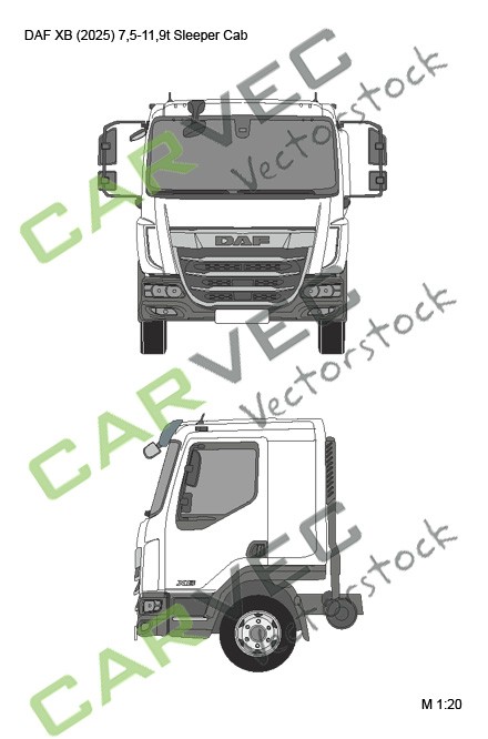 DAF XB (2025) 7,5-11,9t Sleeper Cab