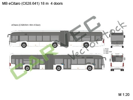 Mercedes e Citaro 18m-4-door