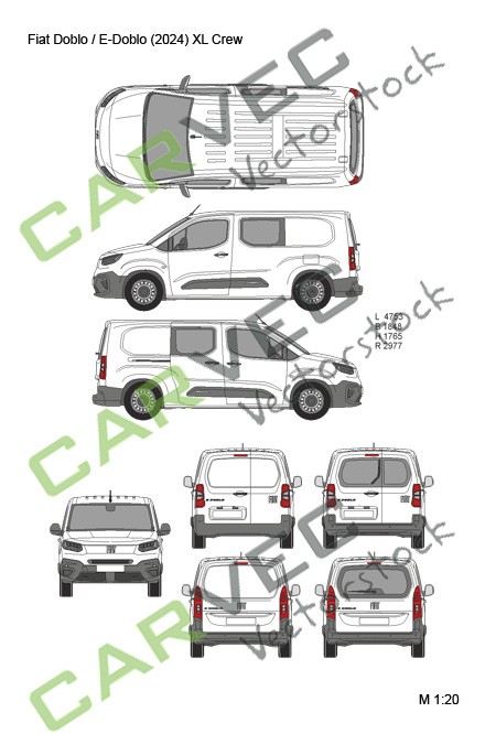 Fiat Doblo/E-Doblo (2024) XL (L2) Crew